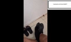 Kristi Black Hanes hide ROUGH soles afterwork