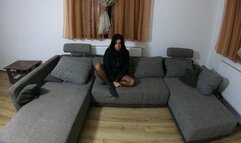 MilfyCalla - A ton of pee and cum on my old, smelly and dirty downjacket 176