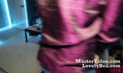 Spanking tied up girls