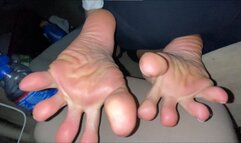 You Said Scrunch em and spread and sniff em Smelly soles in Flats after work