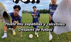 POV : Te hago oler mis botas y calcetines después de jugar fútbol