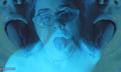 Blue Light Tongue Tease