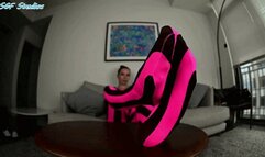 German MILF is a FOOT VIRGIN, enjoy her big 10 soles! Pt 4 - MP4