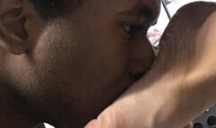 Big Soles and toe ring smelly cheesy