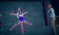 Female Warrior Tifa Domination in front of Her BF