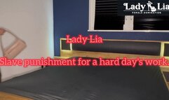 Slave punishment for a hard day´s work