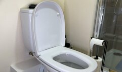 Desperate pee in panties at home