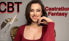 CBT and castration fantasy instructions to become my sissy slut POV | Lady Perse