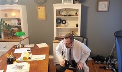 THE DOCTOR IS IN, In the shower that is !