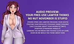 Your Free-Use Lawyer Thinks No Nut November Is Stupid