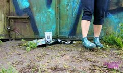 Sneaker-Girl Darleen - Videotapes with Rubberboots