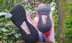 Lick Dirty Pink Ankle Socks (mkv)