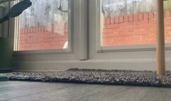 Sweaty feet, girl takes her trainers off after a long summers walk