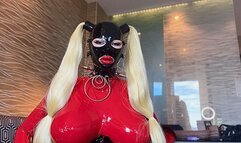 Extrem RUBBERDOM STRAP-ON Rimming Worship POV JOI Slavena