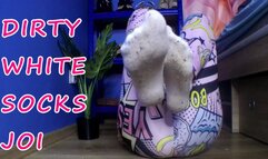 Lady Angela dirty white socks JOI cum countdown wotkout leggings