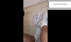 Kristi Hanes didn't hold up her heels gave out