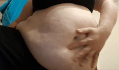 Irreversibly Squishy Belly Play and Jiggles (MP4 HD)