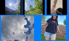 ASMR CLOUDS IN MY COFFEE BRIDGE BRICKS CEMENT SUN