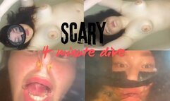 scary 4 minute underwater dive un