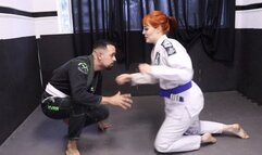 Judogi Mixed Fighting until submission - My two students fights between eachother in a exciting fight until they get one submission