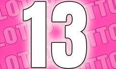Lotto pick #13