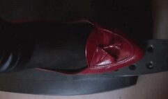 00022-2 Asuka drive in game with red High Heels