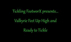 Valkyrie Feet Up High and Ready to Tickle