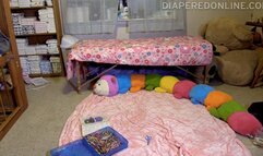 Red: Open Diaper Pee