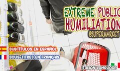 [SUB ES|FR] Extreme public humiliation @supermarket - HD