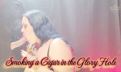 Smoking a Cigar in the Glory Hole - SGL008