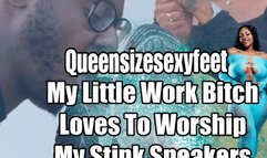 My Little Work Bitch Loves To Worship My Stink Sneakers shoe fetish sneaker fetish