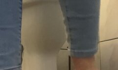 pants down and splash splash a few times