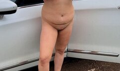 Outdoor naked smoking 4 at once