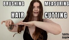 Brushing Measuring Hair Cutting WMV