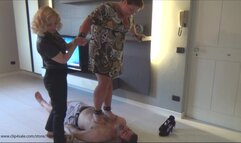 GODDESS KALYPSO - My slavegirl - Trampling lesson