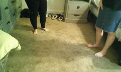 Showing Queen Ally how to bust balls!