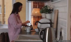 Moring coffee and ass riding