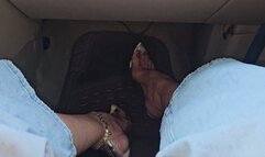 Milah Arches arcos viajeros 5 traveling to Valencia on clear pump heels