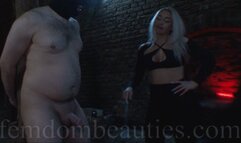 SHEELA SINNER - COCK CANING QUICKIE