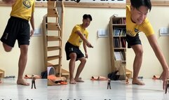 Uncle Jay part 2: He hides under my shoes and i have to punish him