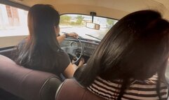 Kaena goes out with Kahina for the first time in Barbara's Volkswagen (Custom)