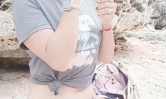 Smoking at the shore