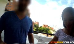 Marcela Hot booty Colombian babe is rewarded with sperm for her kind