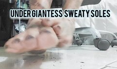 Under Giantesses super sweaty soles