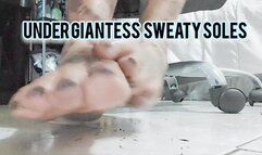 Under Giantesses super sexy sweaty soles