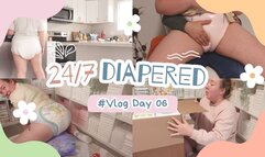 24 7 Vlog | Day 6 - diaper haul, diaper changes & diaper trash!!!