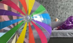 Deflate color intex beachball