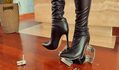 Crush your favorite car with heels WMV