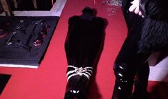 Immobilization in bondage sack_ mummy_ cbt and breath control MP4