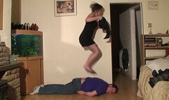 Head & Back Trampling In Boots & 4 Pairs Of Heels